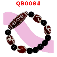 QB0084 : สร้อยข้อมือ DZI  5 ตา