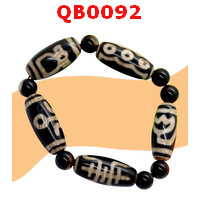 QB0092 : สร้อยข้อมือ DZI 5 ลาย
