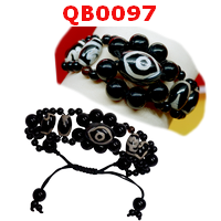 QB0097 : สร้อยข้อมือ DZI ตามังกร