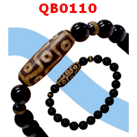 สร้อยข้อมือหินDZI ลาย 9 ตา