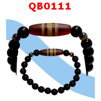 สร้อยข้อมือหินDZI ลาย 3 เส้น