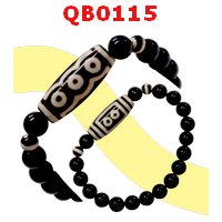 สร้อยข้อมือหินDZI ลาย 5 ตา