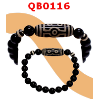 สร้อยข้อมือหินDZI ลาย 7 ตา