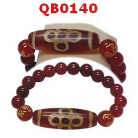 สร้อยข้อมือหินทิเบต  ลาย 5 ตาสายฟ้า