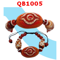 QB1005 : สร้อยข้อมือหินทิเบต ตามังกร