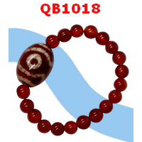QB1018 : สร้อยข้อมือหินทิเบต 3 ตา