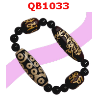 สร้อยข้อมือหินทิเบต 21 ตาและมังกร