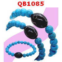 QB1085 : สร้อยข้อมือDZI 7 ตา