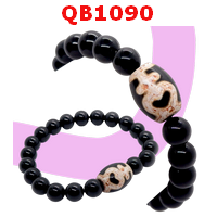 QB1090 : สร้อยข้อมือ DZI แก้ววิเศษ