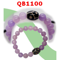 QB1100 : สร้อยข้อมือ DZI กระดองเต่าจุด