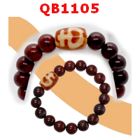 QB1105 : สร้อยข้อมือ DZI แก้ววิเศษ