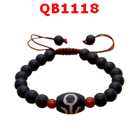 QB1118 : สร้อยข้อมือหินDZI ผู้สูงศักดิ์