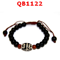 สร้อยข้อมือหินDZI บัวงาม