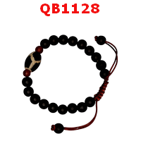 QB1128 : สร้อยข้อมือหินDZI กระดองเต่า