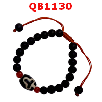 QB1130 : สร้อยข้อมือหินDZI ต้นโพธิ์