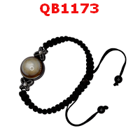 QB1173 : สร้อยข้อมือDZI ตามังกร เชือกถัก