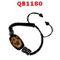 QB1180 : สร้อยข้อมือDZI ไฉ่ซิงเอี๊ย เชือกถัก