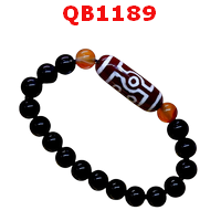 QB1189 : สร้อยข้อมือ DZI 7 ตา