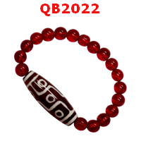 QB2022 : สร้อยข้อมือหินDZI 9 ตา