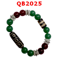 สร้อยข้อมือหินDZI 9 ตา และ 2 เส้น