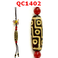 หินทิเบตแขวนมือถือ ลาย 12 ตา