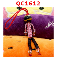 QC1612 : หินทิเบตแขวนมือถือ ลายคลื่น