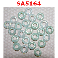 SA5164 : แหวนหยกขาวอมเขียว