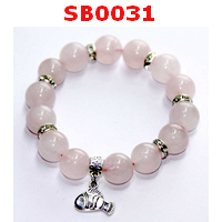 SB0031 : สร้อยข้อมือโรสควอตซ์